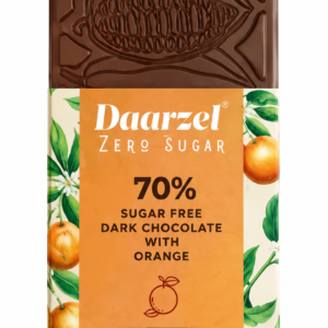 Daarzel Sugar free Dark Chocolate with Orange