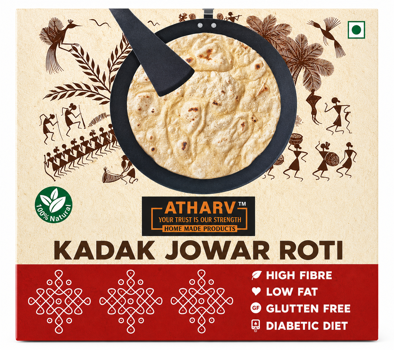 Kadak Jowar Roti
